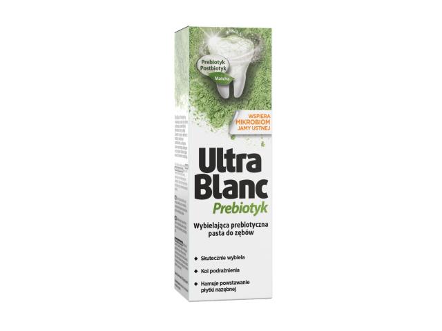 Ultrablanc Prebiotyk Pasta do zębów wybielająca smak miętowy prebiotyczna interakcje ulotka pasta do zębów - 75 ml