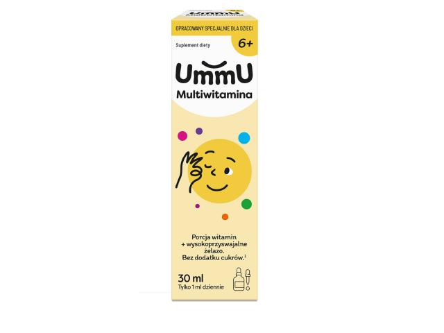 UmmU Multiwitamina 6+ interakcje ulotka płyn - 30 ml