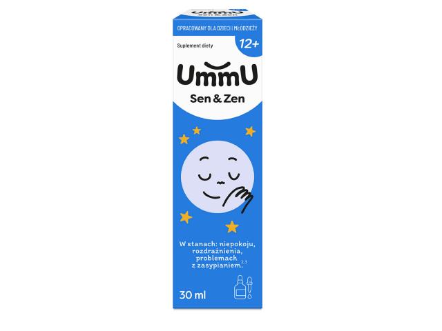 UmmU Sen & Zen 12+ interakcje ulotka krople - 30 ml
