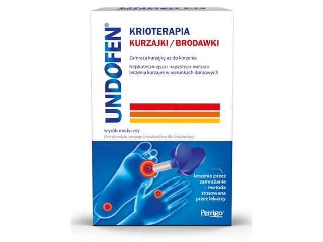 Undofen Krioterapia interakcje ulotka aerozol na skórę  50 ml