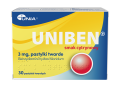 Uniben smak cytrynowy interakcje ulotka pastylki twarde 3 mg 30 pastyl.