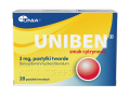 Uniben smak cytrynowy interakcje ulotka pastylki twarde 3 mg 20 pastyl.