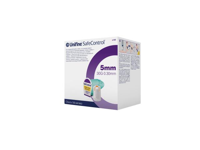 Unifine SafeControl Igły do penów 30G 5 mm interakcje ulotka igła - 100 szt.