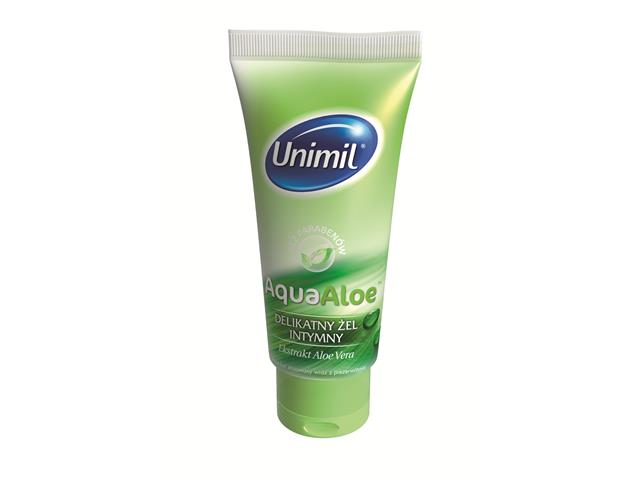 Unimil Aquaaloe Żel intymny interakcje ulotka żel  80 ml