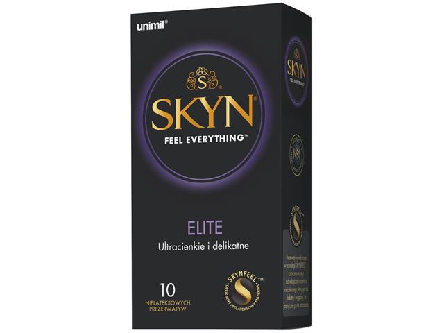 Unimil Skyn Elite Prezerwatywy nielateksowe interakcje ulotka   10 szt.