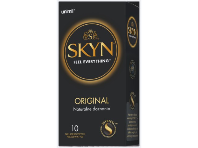 Unimil Skyn Original Prezerwatywy nielateksowe interakcje ulotka   10 szt.
