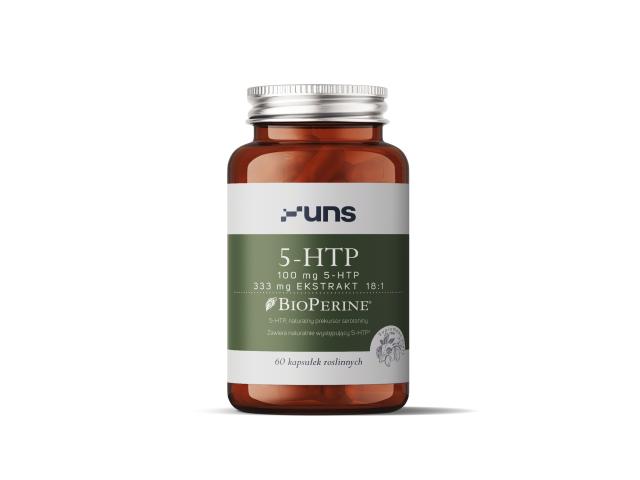 UNS 5-HTP + Bioperine interakcje ulotka kapsułki twarde - 60 kaps.