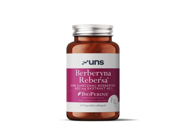 UNS Berberyna Rebersa + Bioperine interakcje ulotka kapsułki twarde - 60 kaps.