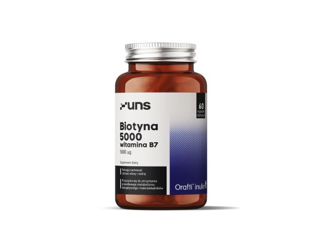 UNS Biotyna 5000 interakcje ulotka kapsułki - 60 kaps.
