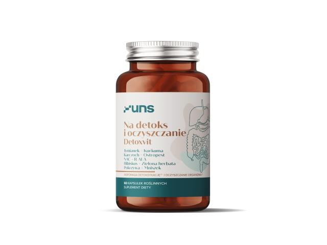 UNS Detoxvit Na Detoks I Oczyszczanie interakcje ulotka kapsułki twarde - 60 kaps.