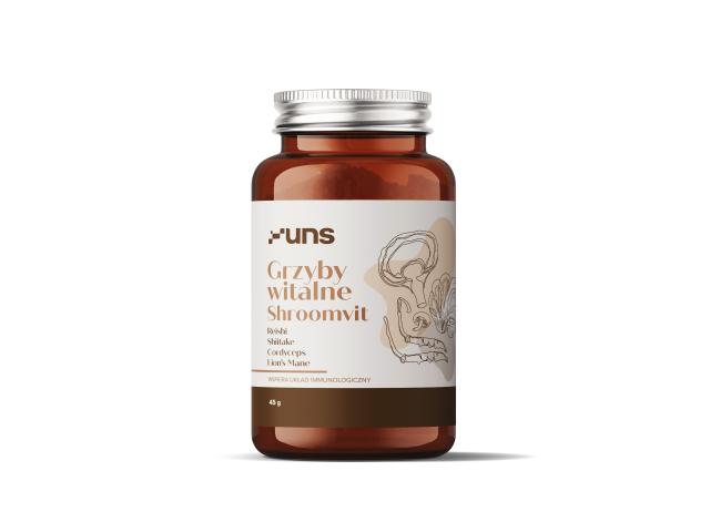 UNS Grzyby Witalne Shroomvit interakcje ulotka proszek - 45 g