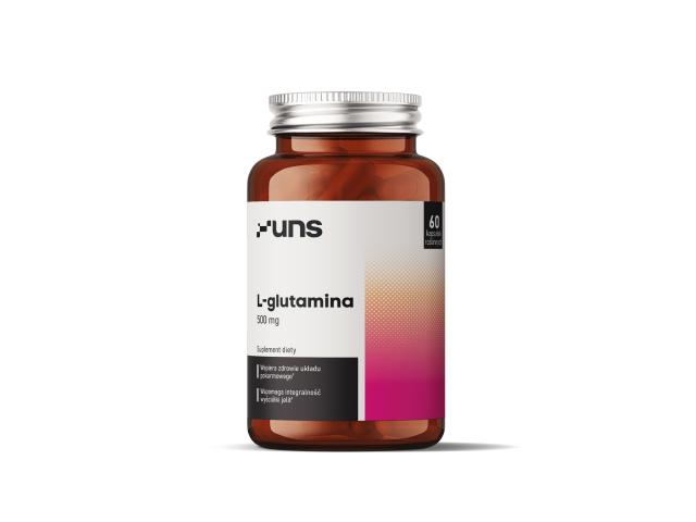 UNS L-Glutamina interakcje ulotka kapsułki z roślinnej celulozy - 60 kaps.