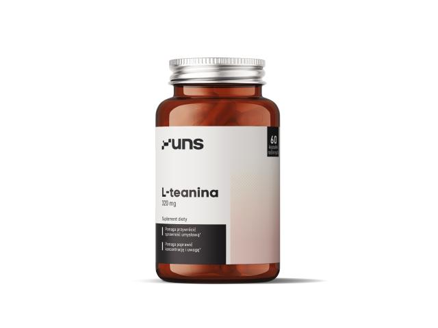 UNS L-Teanina interakcje ulotka kapsułki z roślinnej celulozy - 60 kaps.