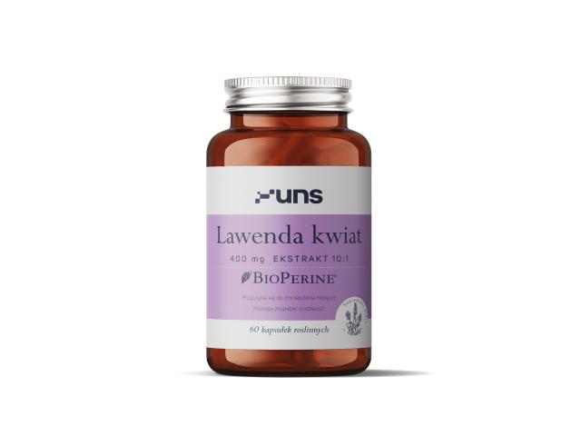UNS Lawenda Kwiat Bioperine interakcje ulotka kapsułki twarde - 60 kaps.