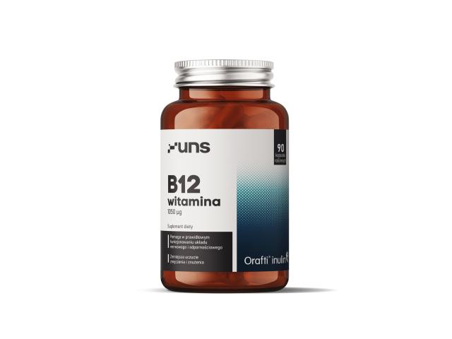 UNS Metylokobalamina B12 1000 mcg interakcje ulotka kapsułki twarde - 90 kaps.