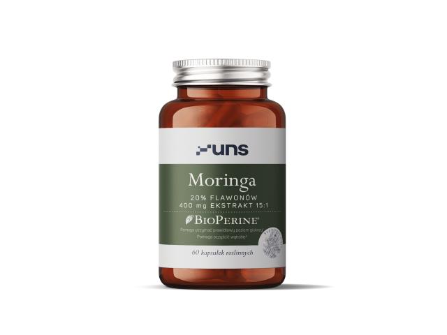 UNS Moringa Bioperine interakcje ulotka kapsułki twarde - 60 kaps.