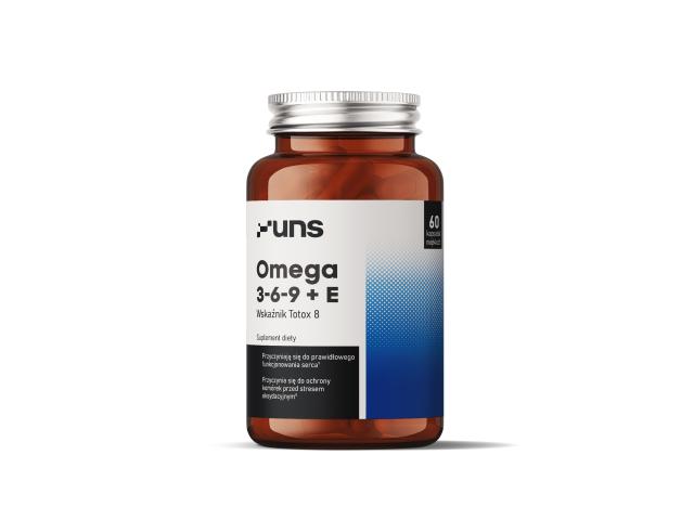 UNS Omega 3-6-9 + E interakcje ulotka kapsułki miękkie - 60 kaps.