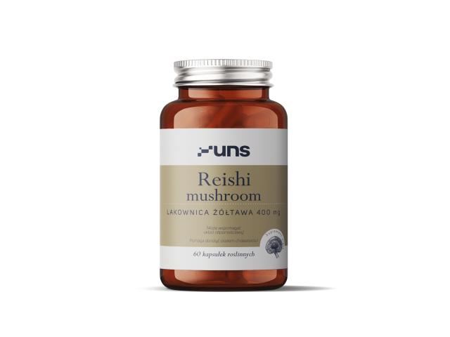 UNS Reishi Mushroom interakcje ulotka kapsułki z roślinnej celulozy - 60 kaps.