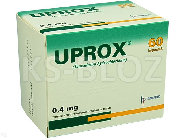 Uprox interakcje ulotka kapsułki o zmodyfikowanym uwalnianiu twarde 400 mcg 60 kaps.