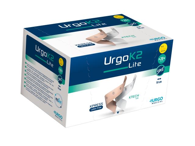 Urgo K2 Lite Latex Free Zestaw do terapii kompresyjnej wieloskładnikowy dwuwarstwowy 18-25 cm interakcje ulotka zestaw - 2 szt.