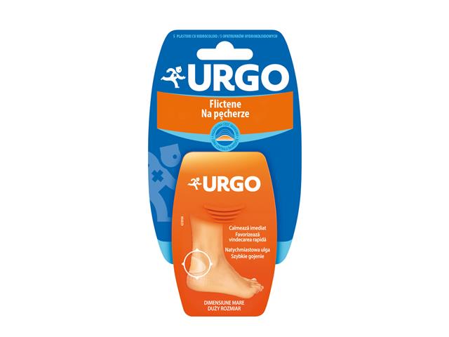 Urgo Opatrunek na pęcherze duży rozmiar interakcje ulotka plaster leczniczy - 5 szt.