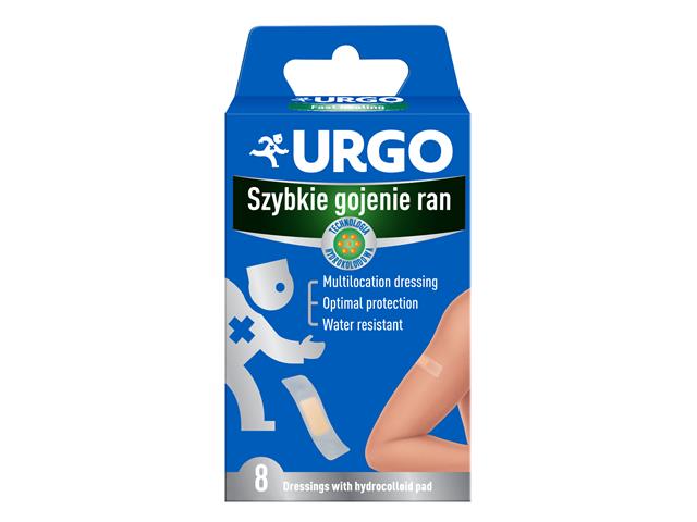 Urgo Opatrunek szybkie gojenie ran interakcje ulotka   8 szt.