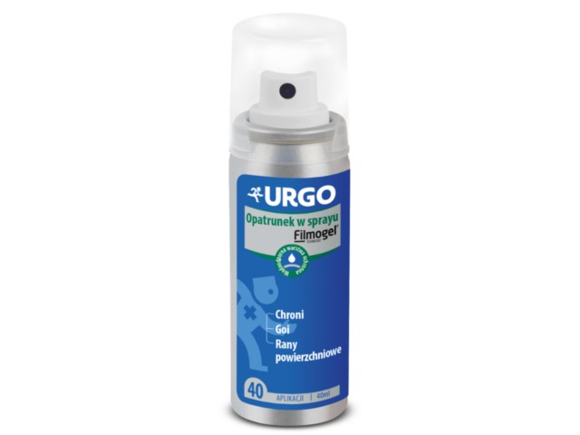 Urgo Opatrunek w sprayu interakcje ulotka opatrunek  40 ml