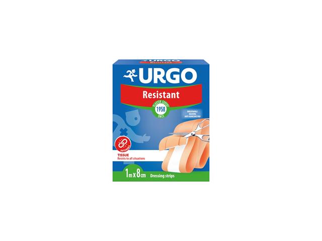 Urgo Resistant Opatrunek 1 m x 8 cm interakcje ulotka opatrunek  1 op.