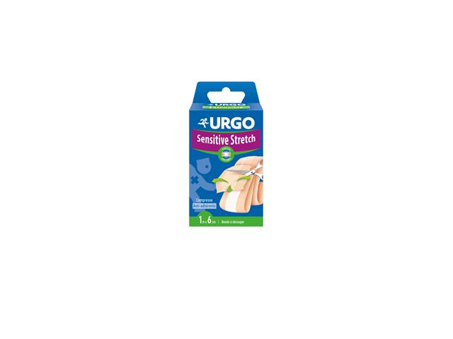 Urgo Sensitive Stretch 1 m x 6 cm interakcje ulotka opatrunek  1 op.