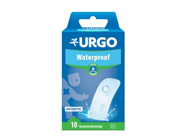 Urgo Waterproof Plastry 20 x 72 mm, 34 x 72 mm interakcje ulotka opatrunek  10 plast.