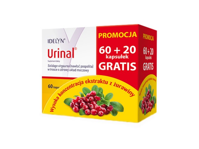 Urinal PROMOPAK interakcje ulotka kapsułki  60 kaps. | + 20 kaps.