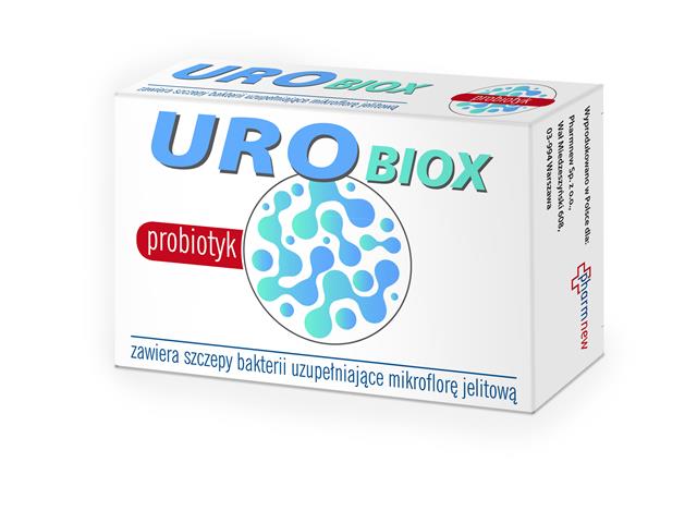 Urobiox interakcje ulotka kapsułki  20 kaps.