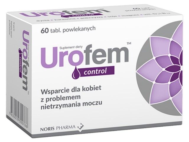 Urofem Control interakcje ulotka tabletki powlekane  60 tabl.