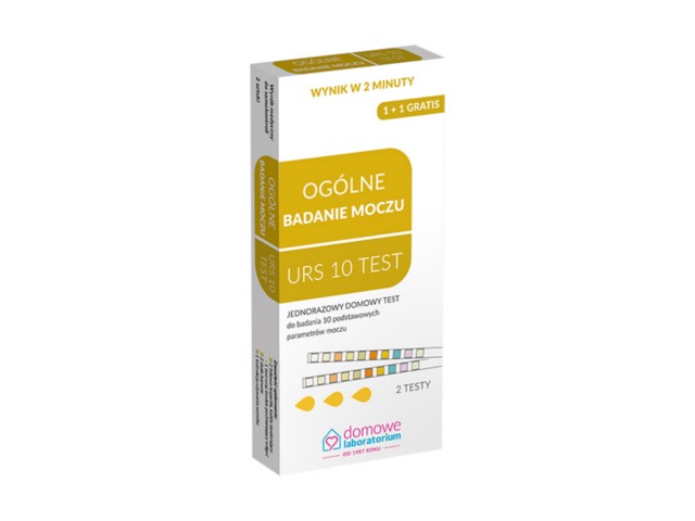 Urs 10 Ogólne Badanie Moczu Test do ogólnego badania moczu paskowy (Zdrowie Complex URS 10 Test) interakcje ulotka   2 szt.