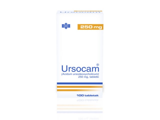 Ursocam interakcje ulotka tabletki 250 mg 100 tabl. (4 blist. po 25 tabl.)
