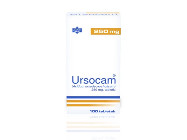 Ursocam interakcje ulotka tabletki 250 mg 100 tabl. (4 blist. po 25 tabl.)