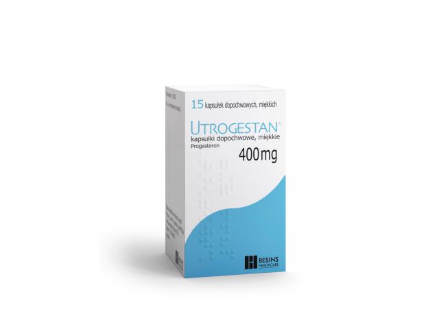 Utrogestan interakcje ulotka kapsułka dopochwowa miękka 400 mg 15 kaps.