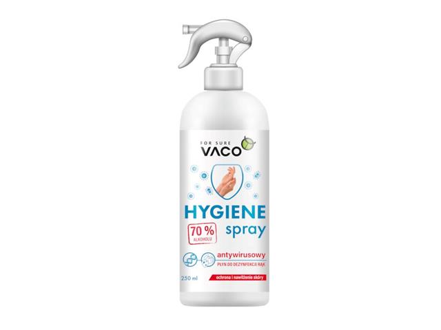 VACO Hygiene Spray - Płyn do dezynfekcji rąk (trigger) interakcje ulotka płyn dezynfekujący  250 ml