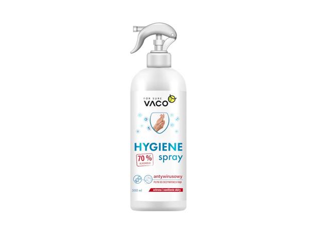 VACO Hygiene Spray - Płyn do dezynfekcji rąk (trigger) interakcje ulotka płyn dezynfekujący - 500 ml