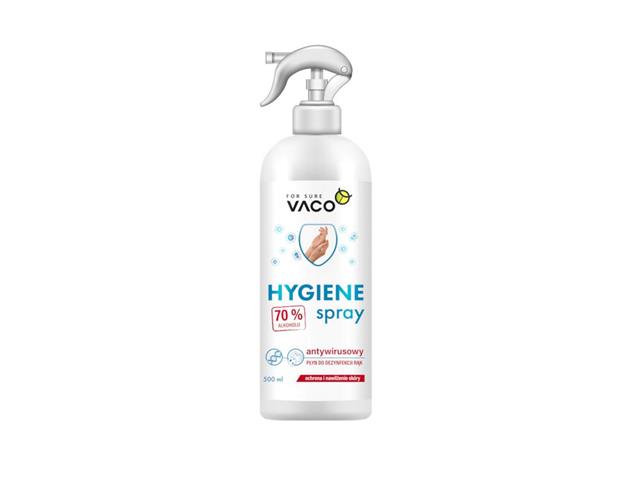 VACO Hygiene Spray - Płyn do dezynfekcji rąk (trigger) interakcje ulotka płyn dezynfekujący  500 ml