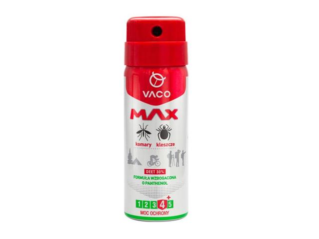 Vaco Max Spray na kleszcze, komary i meszki z panthenolem interakcje ulotka spray  50 ml