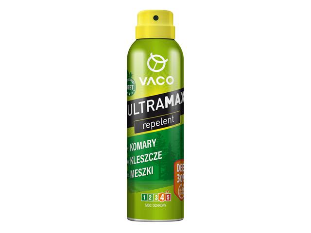 Vaco Ultramax Spray na komary, kleszcze i meszki DEET 30 % interakcje ulotka   170 ml