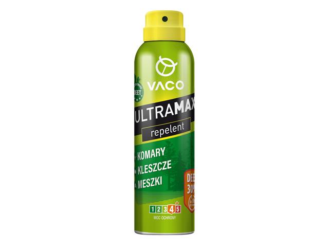 Vaco Ultramax Spray na komary, kleszcze i meszki DEET 30 % interakcje ulotka spray  170 ml