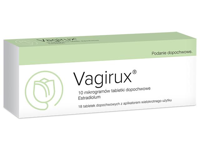 Vagirux interakcje ulotka tabletki dopochwowe 10 mcg 18 tabl.