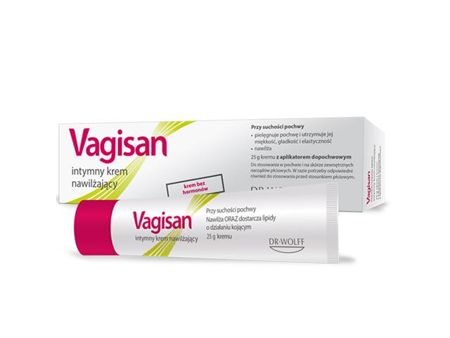 Vagisan Krem intymny nawilżający interakcje ulotka krem - 25 g