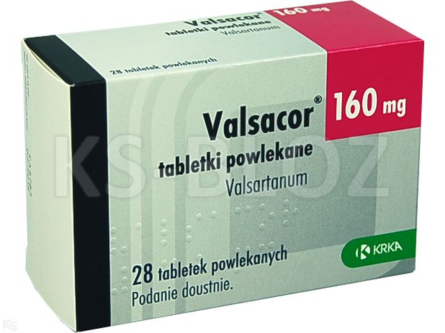Valsacor 160 interakcje ulotka tabletki powlekane 0,16 g 28 tabl.