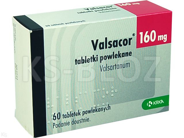Valsacor 160 interakcje ulotka tabletki powlekane 160 mg 