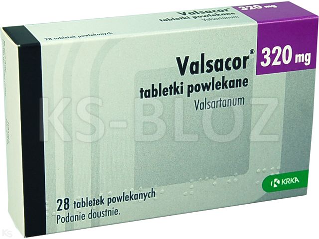 Valsacor 320 interakcje ulotka tabletki powlekane 320 mg 28 tabl.