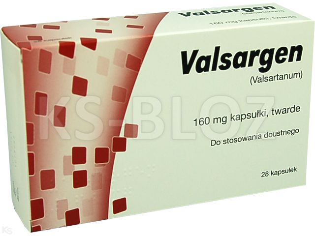 Valsargen interakcje ulotka kapsułki twarde 160 mg 28 kaps.