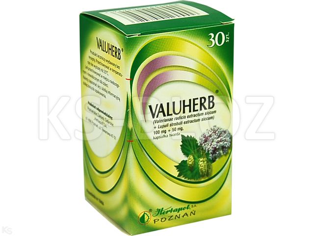 Valuherb interakcje ulotka kapsułki twarde 100mg+50mg 30 kaps.